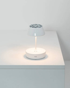 Ceramic & Aluminium Portable Table Lamp