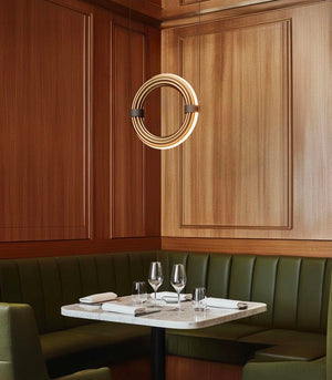 Circular Suspended Pendant Light-Lighting Collective