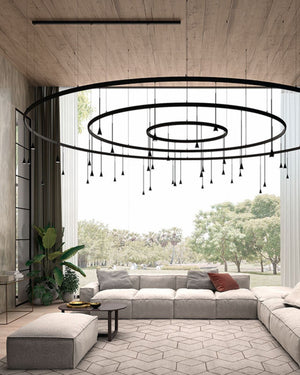 Circular Drop Bell Pendant