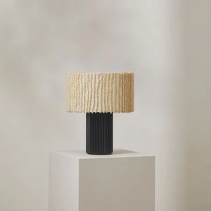 Contemporary Short Textured Table Lamp