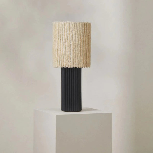 Contemporary Tall Textured Table Lamp