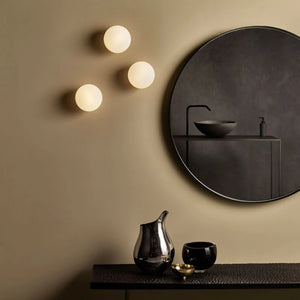 Contemporary Luminous Orb Wall Light | Lighting Collective | In Situ