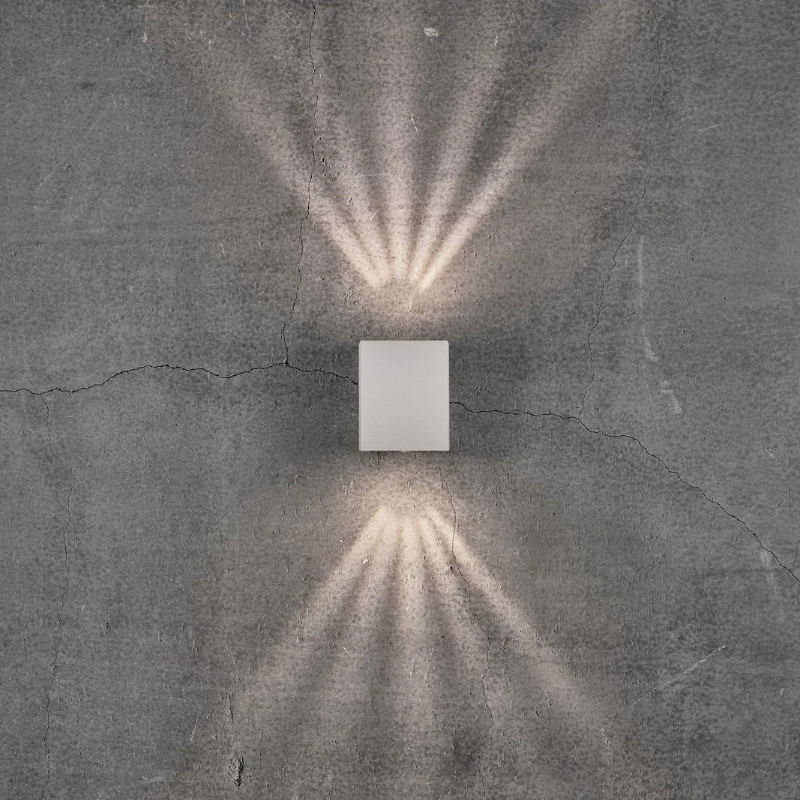Contemporary Up & Down Cube Wall Light – Lighting Collective