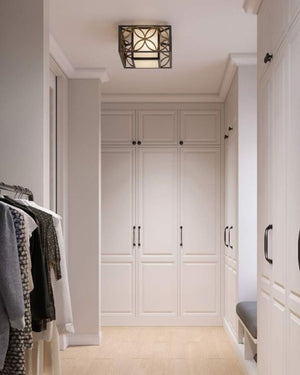 Decorative Bronze and Gold Ceiling Light