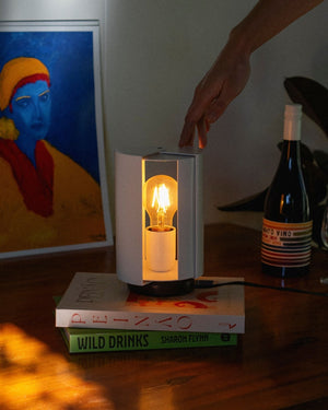 Designer Cylindrical Swivel Table Lamp | Pivotante A Poser