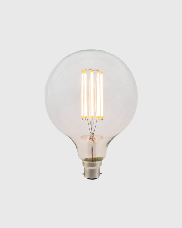 Dimmable B22 LED | G125 | 8W | 2200K