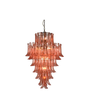 Eclectic Tinted Glass Chandelier