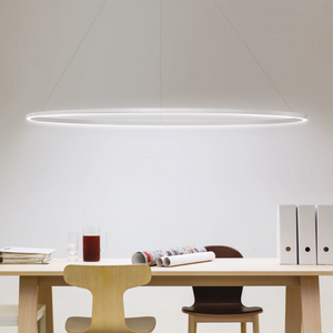 Contemporary Oval Up or Down LED Pendant Light | Ellisse