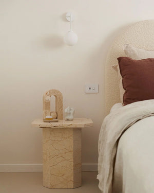 Extended Arm Orb Wall Light | Assorted Size and Colour