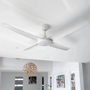 Flatjet | Modern Ceiling Fan | Three-Sixty | Lighting Collective | With Light