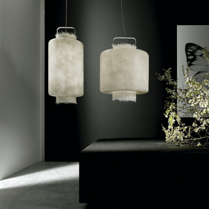 Fibreglass Lantern Pendant Light | Lighting Collective | wide nid narrow finishes