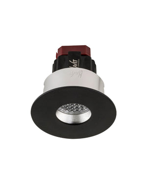 Fixed flush pinhole downlight in 6W with black finish