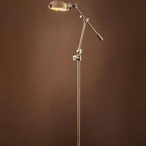 Antique Brass Readers Floor Lamp | Lighting Collective