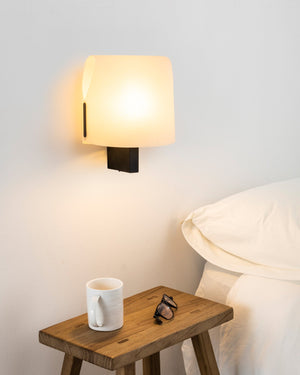 Folded Shade Wall Light