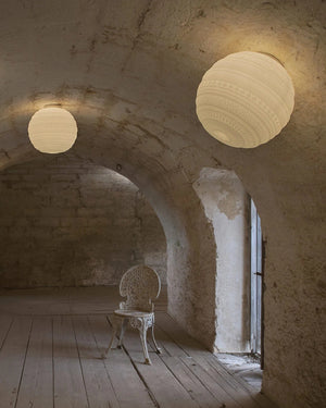 Frosted Glass Lantern Wall Light