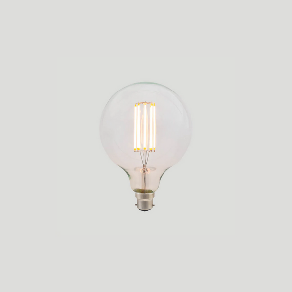 Dimmable B22 LED | G125 | 8W | 2200K