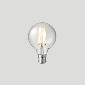 Dimmable B22 LED | G95 | 8W | 2700K