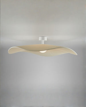Grooved Wave Ceiling Light