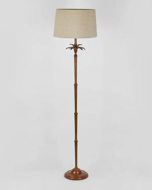 Hamptons Designer Floor Lamp Brass