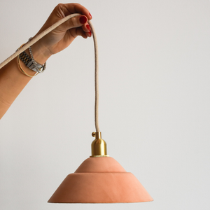 Handmade Leather Pendant Light | Lighting Collective