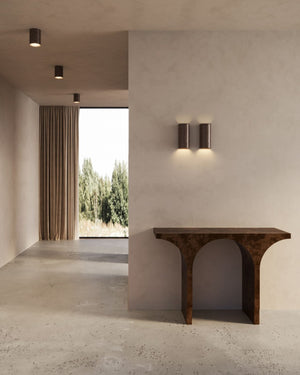 Handmade Shimmering Ceramic Wall Light | Slate | Lighting Collective