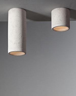 Italian Clay Cylindrical Ceiling Light Multiple sizes
