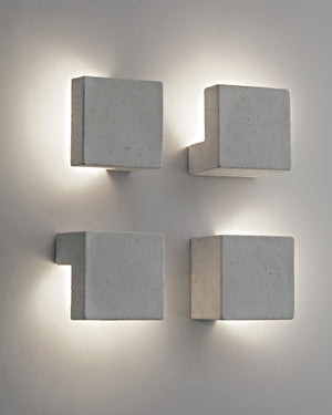 Italian Contemporary Geometric Outdoor Wall Light 