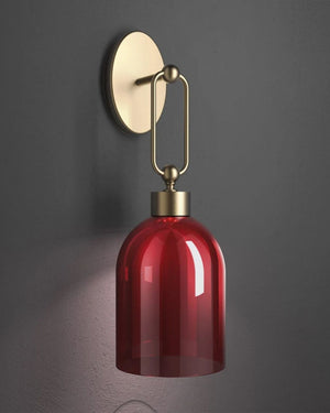 Italian Smoked Glass Wall Light