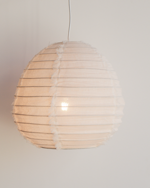 Japanese Linen Pendant Shade Small