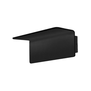 Contemporary Curved Uplighter | Black