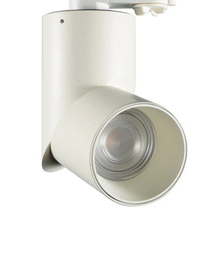 White spotlight on a white background