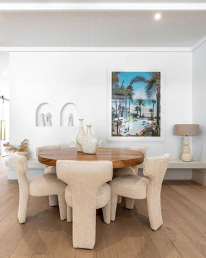 Large Organic Table Lamp | Lulah | Lighting Collective | Lamp in Dining Room