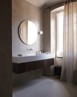 Layered Glass Orb Wall Light Bathroom