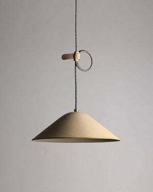 Leather Pendant Light Natural | Loop Natural