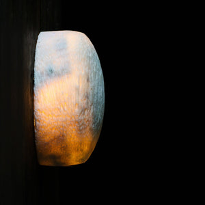 Fossil Coral Moon Wall Light