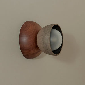 Ceramic Bowl Wall Light | Terra | Clay