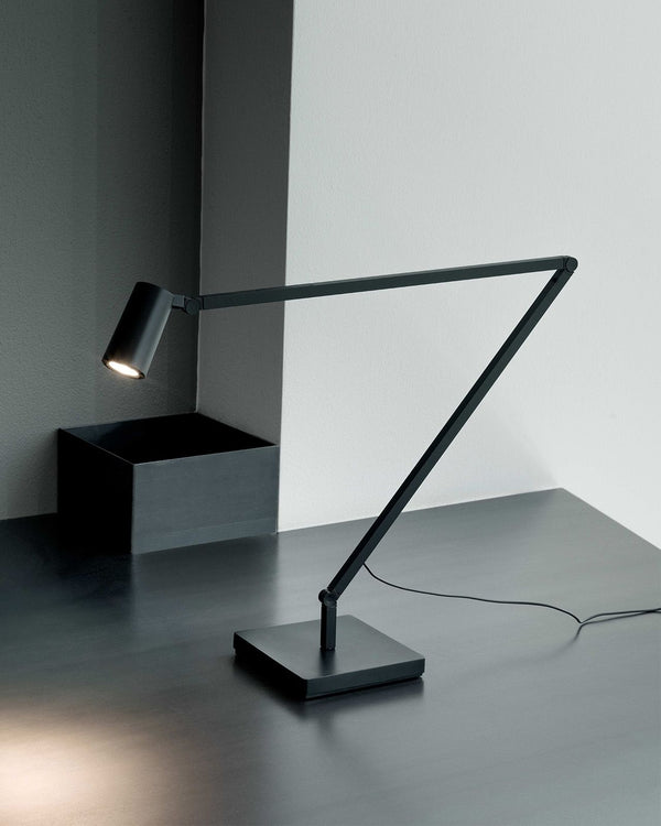 Matte Black Spot Light Desk Lamp