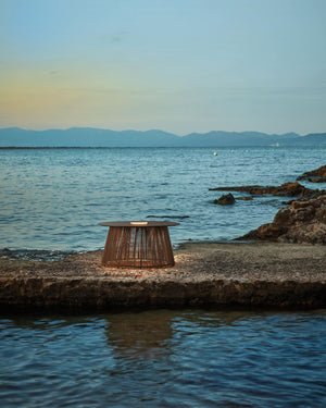 Mediterranean Woven Floor Lamp