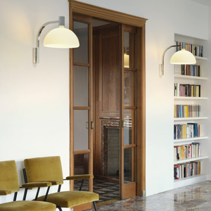 Mid-Century Modern Dome Wall Light | Lighting Collective | in a reading room