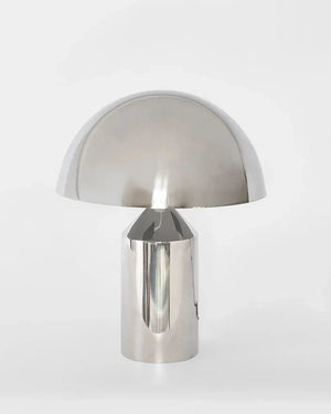 Mid-Century Modern Domed Table Lamp Chrome
