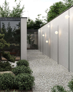 Minimalist Orb and Stem Bollard Light-Lighting Collective