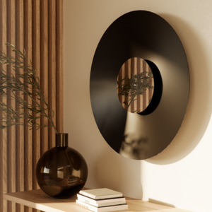 Minimalist Mirrored Disc Wall Light
