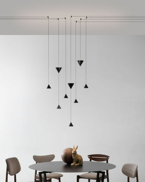 Modern Black Cluster Pendant-Lighting Collective