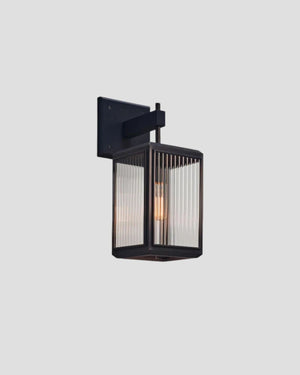 Modern Box Lantern Wall Light