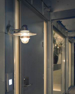 Modern Caged Exterior Wall Light | Assorted Finish