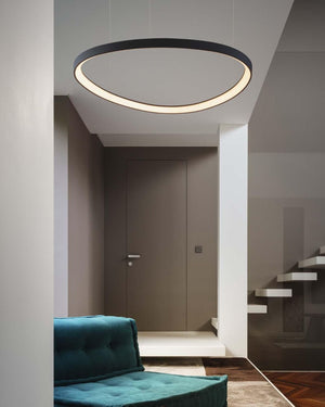 Modern Metal Ring Pendant