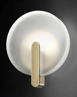 Modern Satin Glass Wall Light