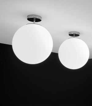 Mouth Blown Orb Ceiling Light