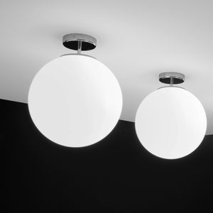 Mouth Blown Orb Ceiling Light | Lighting Collective