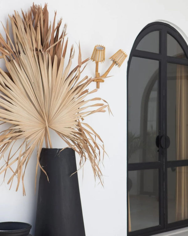 Natural Bamboo Double Wall Light